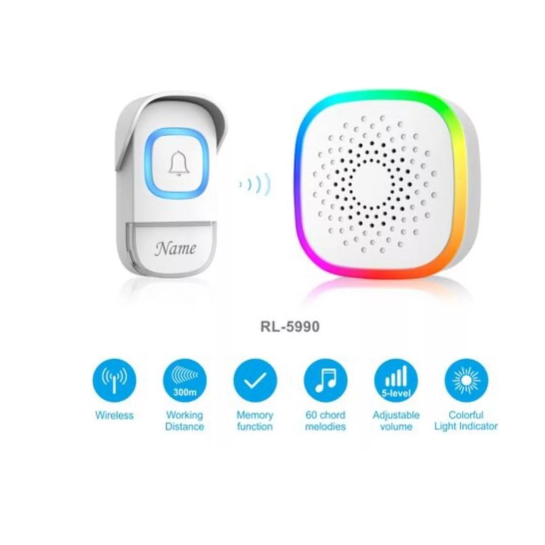 Timbre Inalambrico Varios Tonos, Niveles